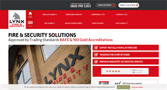 Desktop Screenshot of lynxsecurity.com